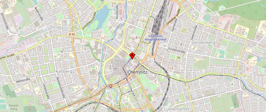 openstreetmap Town Chemnitz - Location eg-factory